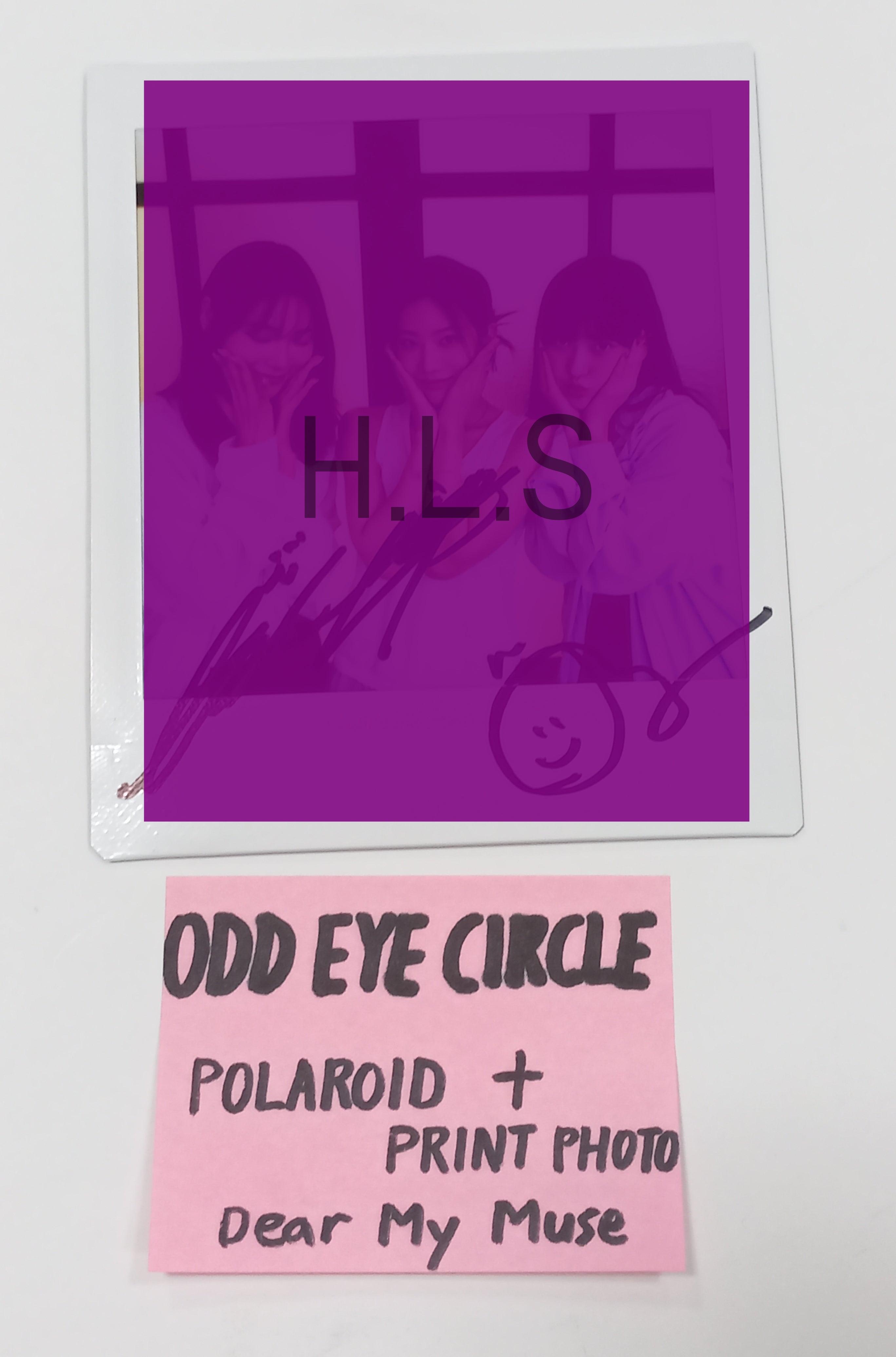 ARTMS ODD EYE CIRCLE ジンソル サイン入りポラロイド ODD EYE CIRCLE 
