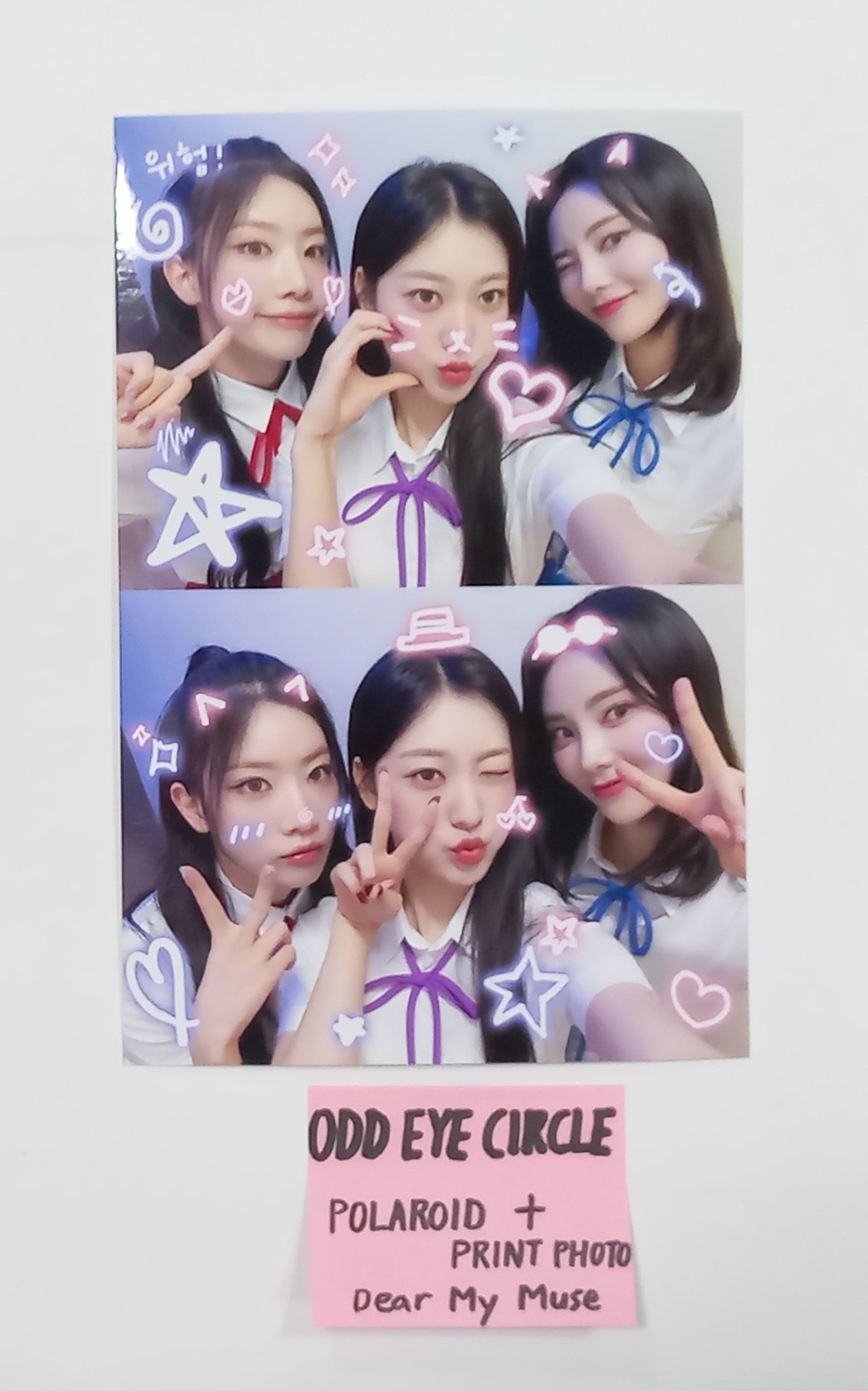 ARTMS ODD EYE CIRCLE ジンソル サイン入りポラロイド ODD EYE CIRCLE 