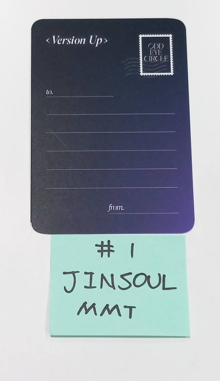 Junsoul (Of ODD EYE CIRCLE) "Version Up"- Hand Autographed(Signed) Mini Postcard [23.09.26]