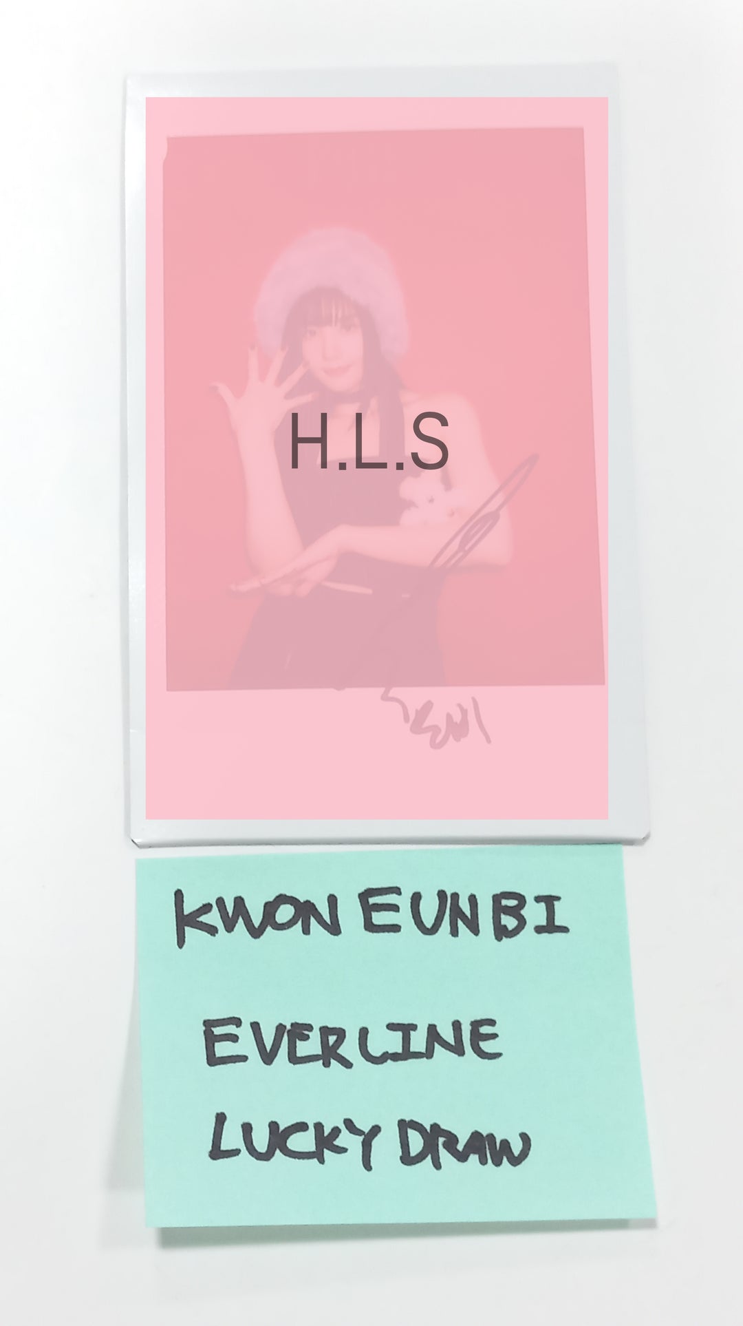 Kwon Eunbi 1st single "The Flash" - Hand Autographed(Signed) Polaroid [23.09.26]
