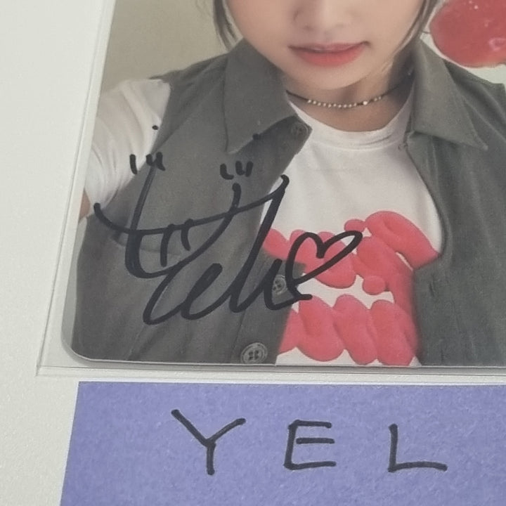 YEL (Of H1-KEY) "Seoul Dreaming" - Hand Autographed(Signed) Photocard [23.09.27]