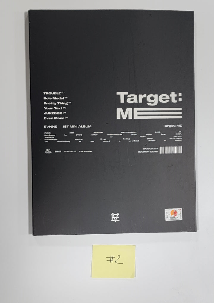 EVNNE "Target: ME" - Hand Autographed(Signed) Promo Album [23.09.27] (Restocked 9/28)