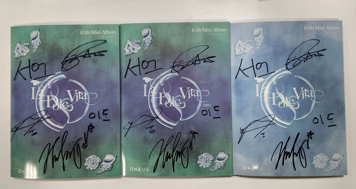 ONEUS "La Dolce Vita" - Hand Autographed(Signed) Promo Album [23.09.27]