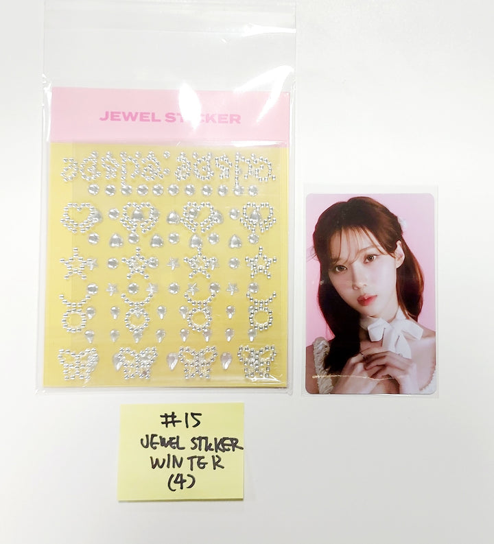 Aespa "#potd #aespa" Exhibition - Official MD (AR Card, Shaker Diary, Chain Keyring, Photocard Holder, Jewel Sticker, Postcard Set, Voice Memory Tape, Mini Collect Book, Tin Button Set) Round 3 (1) [23.10.07]