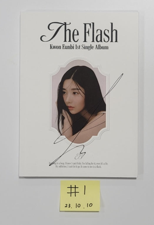 Kwon Eunbi 1st single "The Flash" - Hand Autographed(Signed) Album [23.10.11]