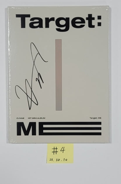 EVNNE "Target: ME" - Hand Autographed(Signed) Album [23.10.10]