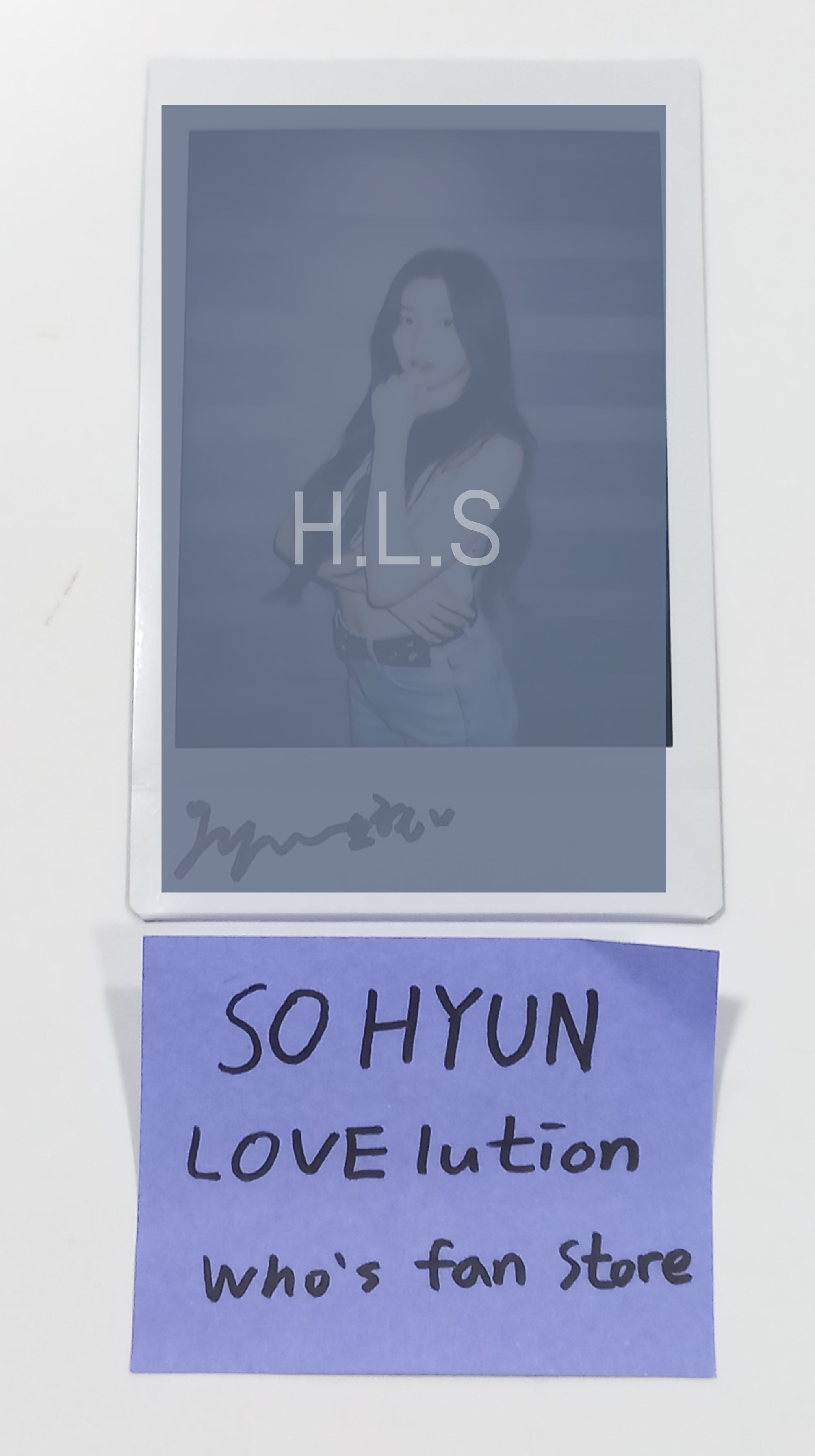 SIGNED Stellar selling Hyoeun Authentic Polaroid