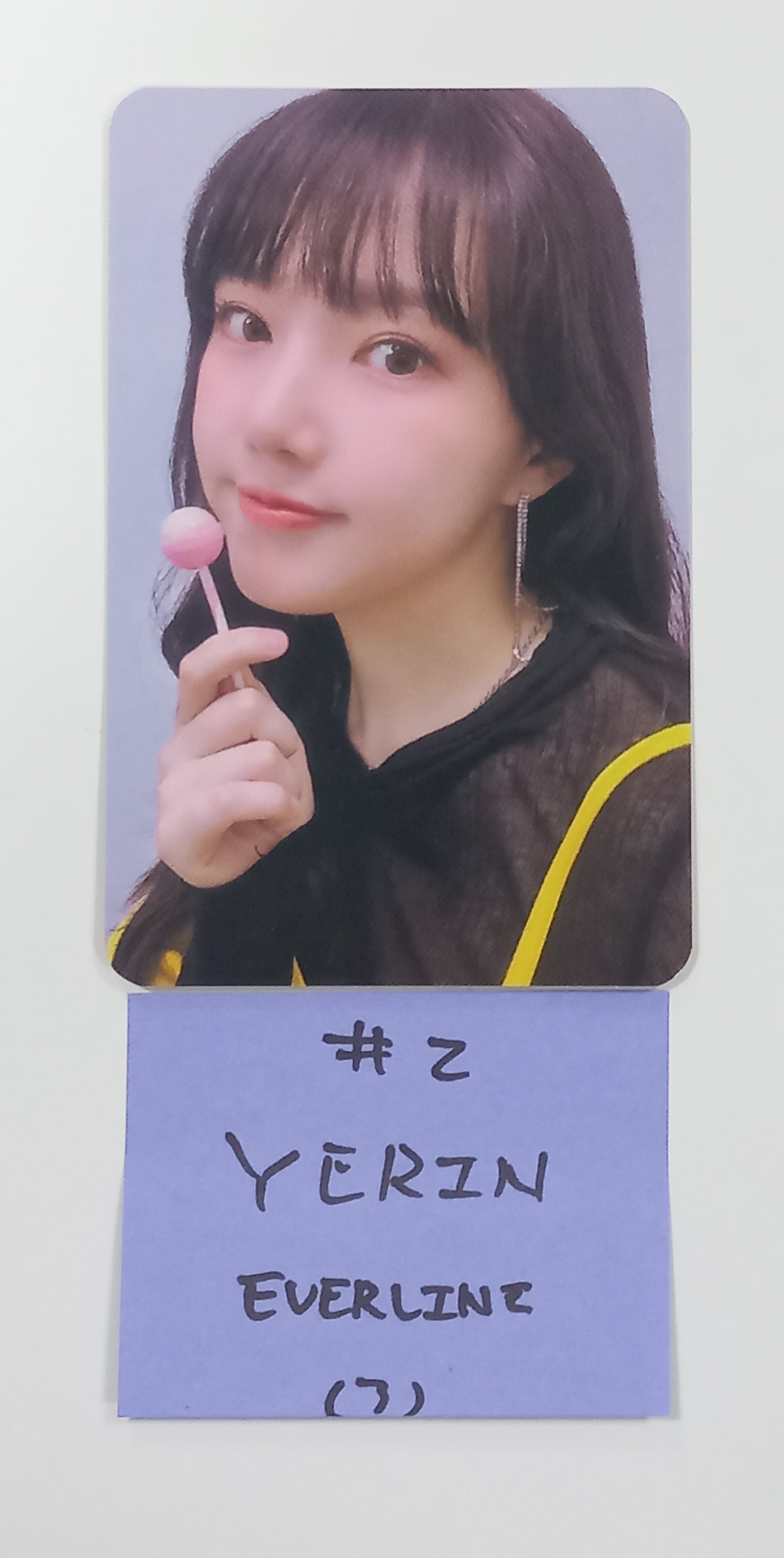 YERIN 'Ready, Set, LOVE' - Everline Fansign Event Photocard Round