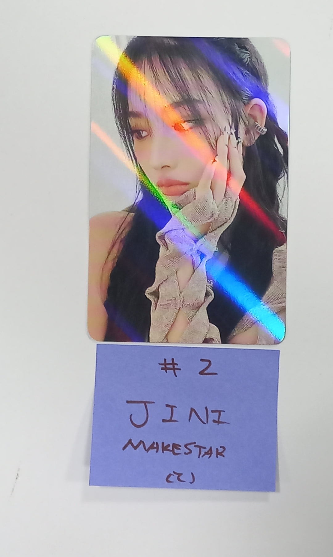 JINI "An Iron Hand In A Velvet Glove" - Makestar Pre-Order Benefit Hologram Photocard [23.10.13]