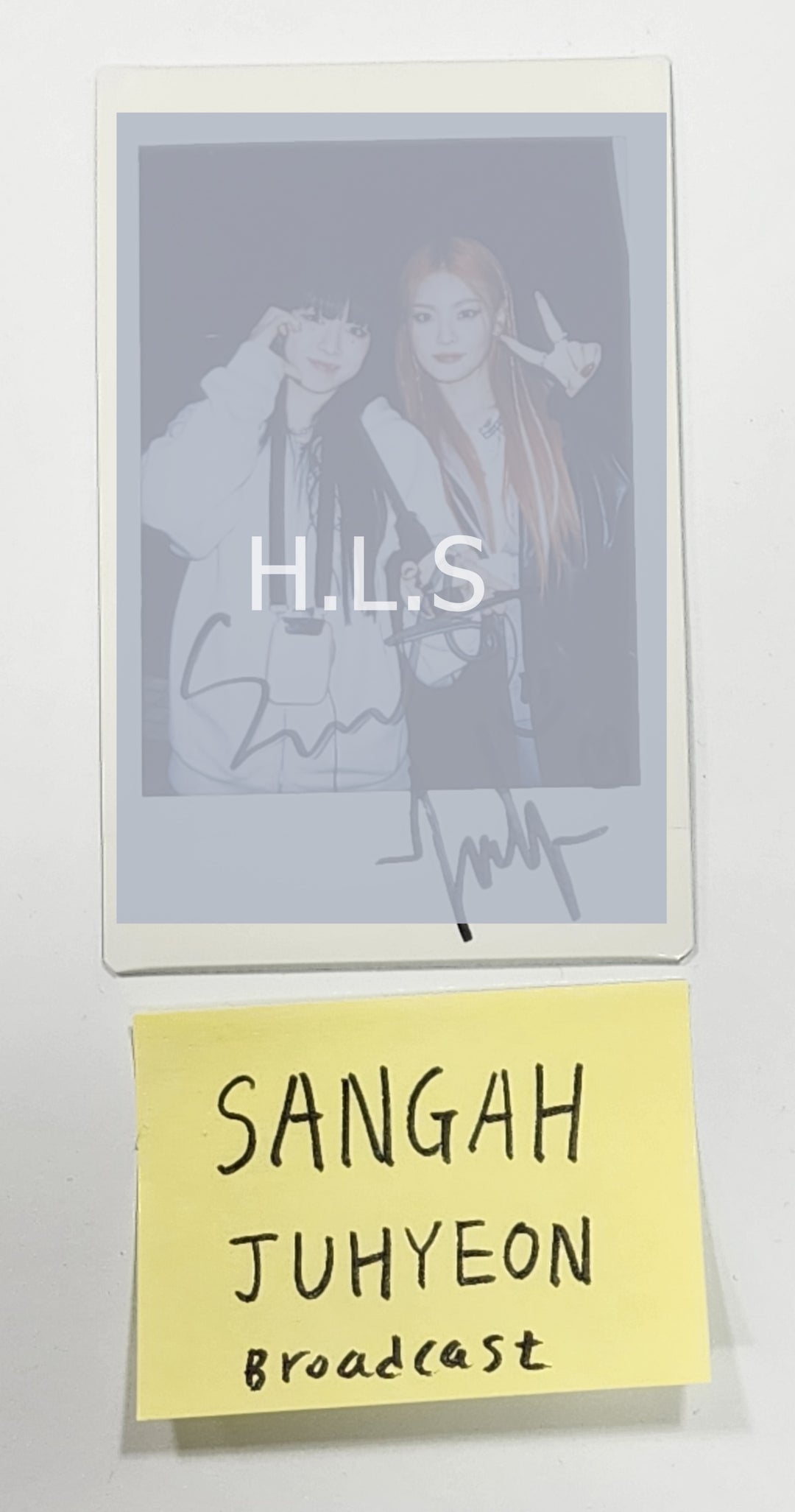 JUHYEON & SANGAH (Of Lightsum) 'Honey or Spice' - Hand Autographed(signed) Polaroid [23.10.16]
