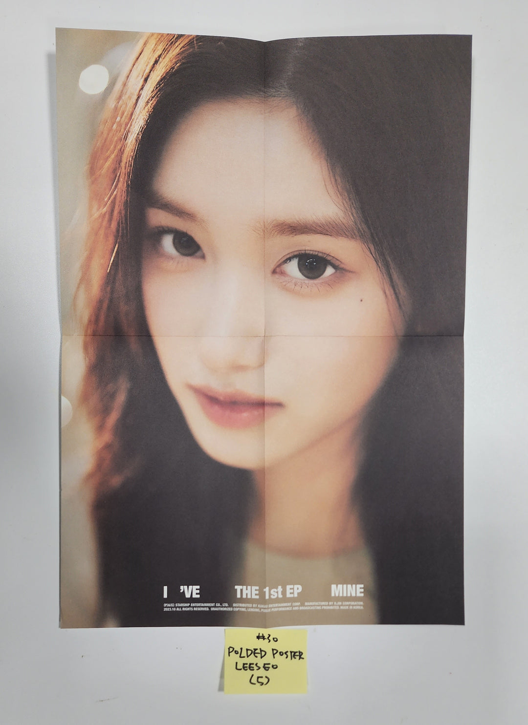 IVE "I'VE MINE" 1st EP - Official Photo, Folded Poster, Polaroid, Sticker Set [23.10.16]