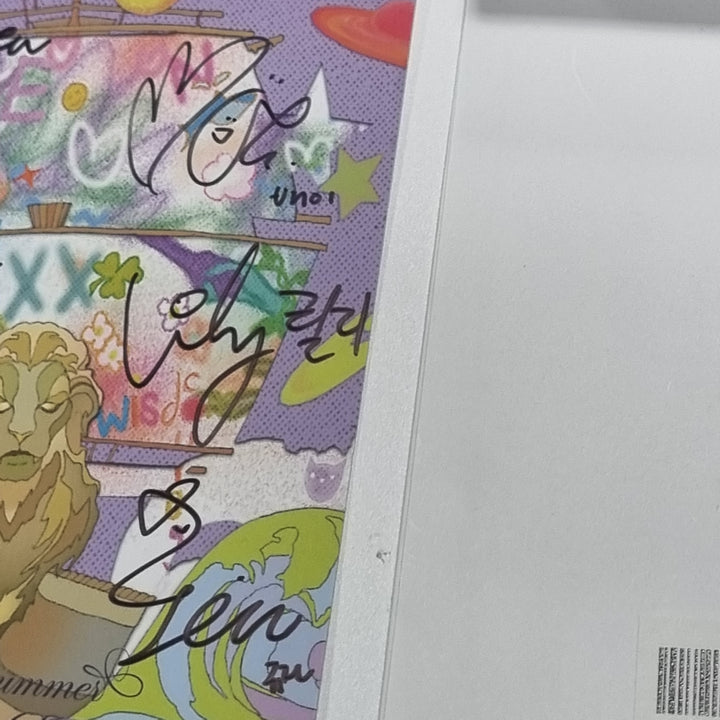 NMIXX "A Midsummer NMIXX’s Dream" - Hand Autographed(Signed) Postcard [23.10.18]
