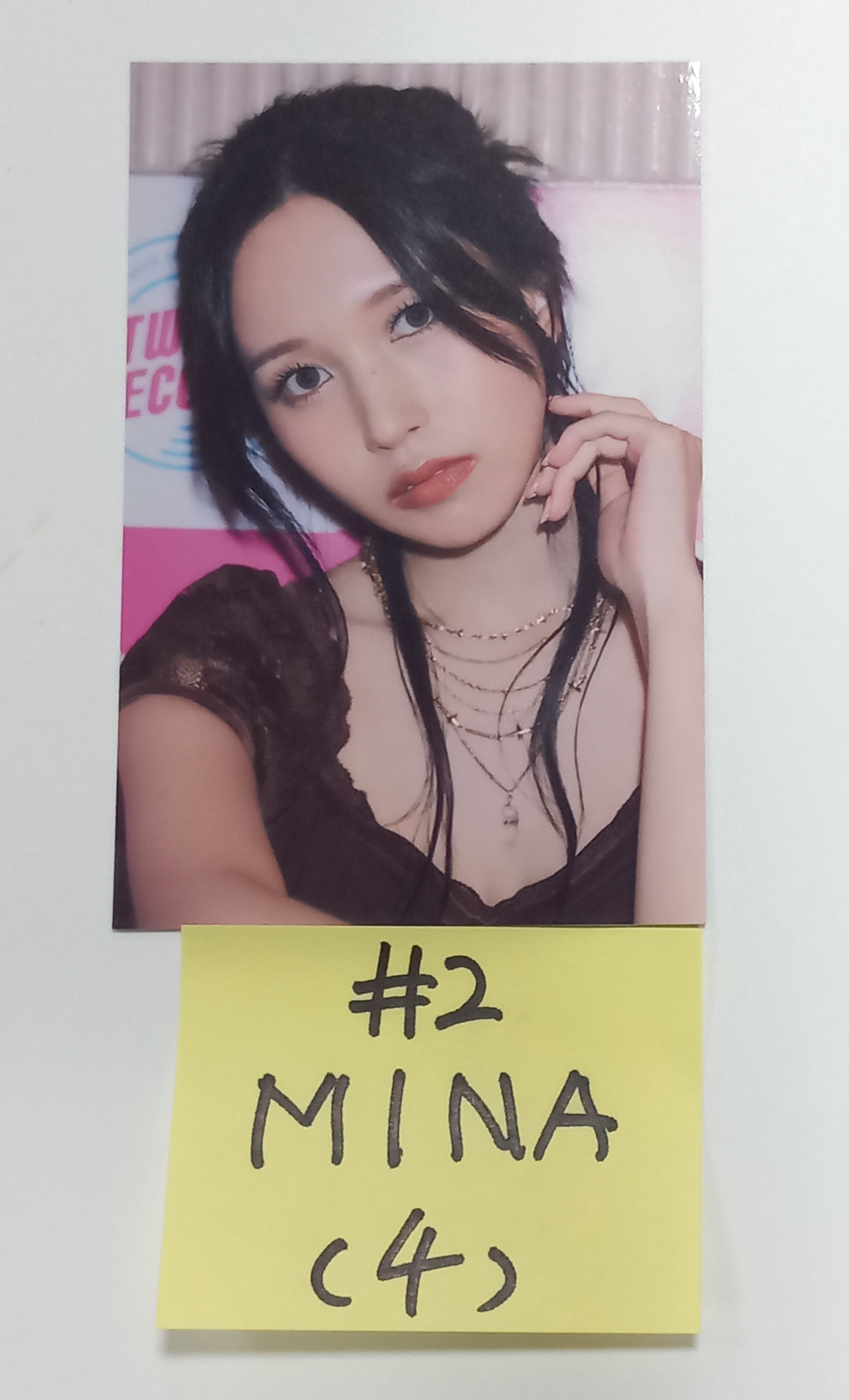 Twice Record 8th SSJYP popup ミナ 純銀 TWICE 