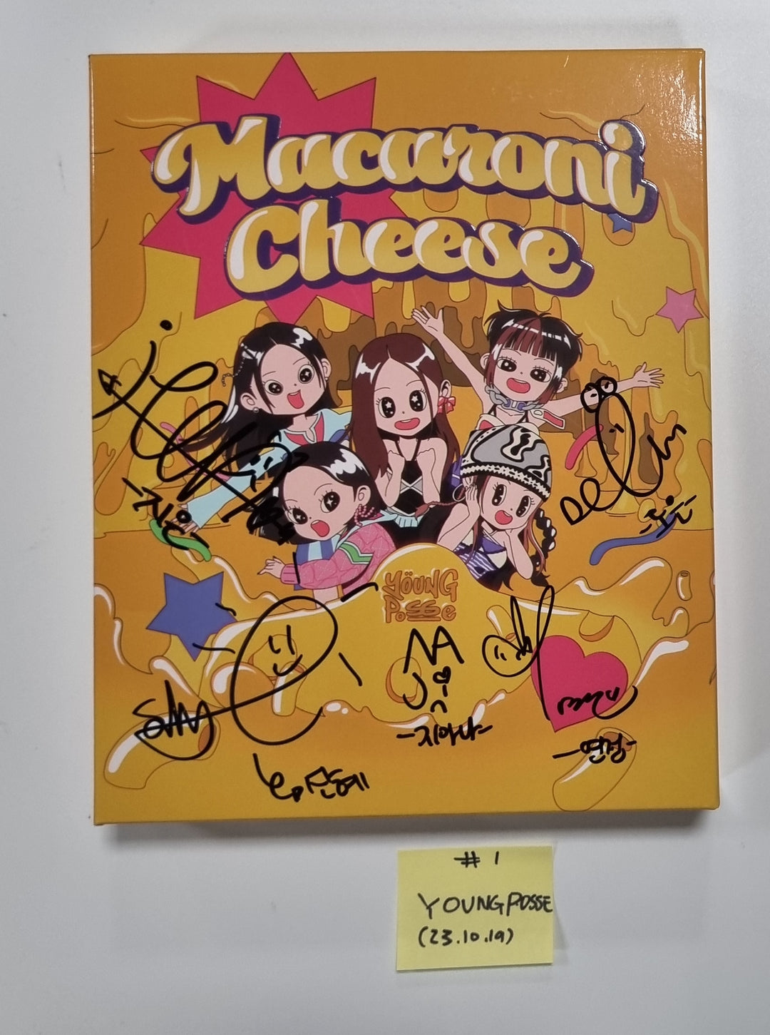 YOUNG POSSE "MACARONI CHEESE" - Hand Autographed(Signed) Promo Album [23.10.19]