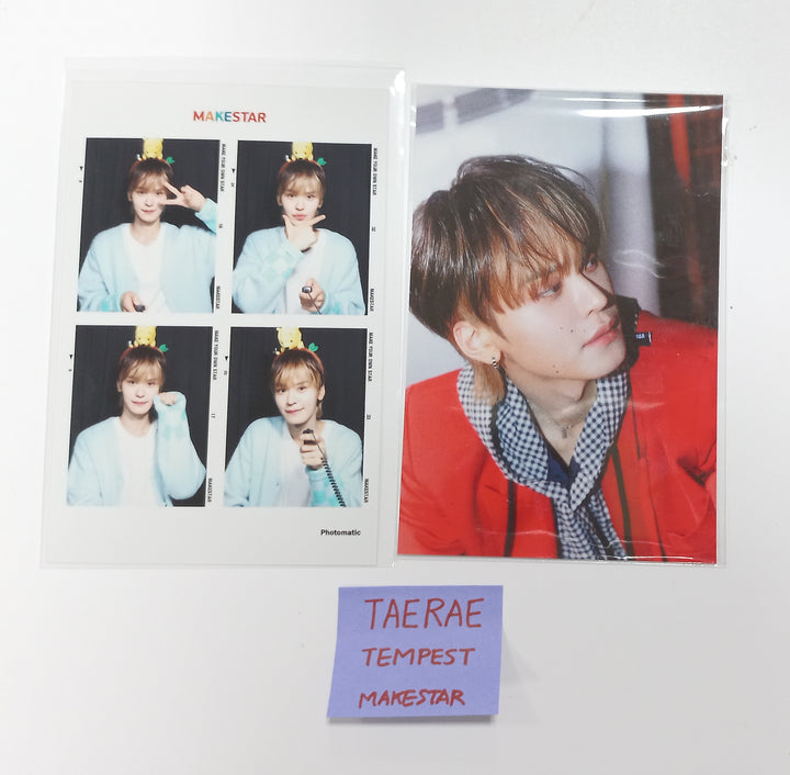 TAERAE (Of TEMPEST) "폭풍속으로" - Makestar Fansign Event 4 Cut Photo & Hand Autographed(Signed) Photo [23.10.20]