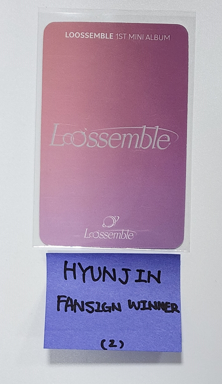 HYUNJIN (Of LOOSSEMBLE) "LOOSSEMBLE" - Fansign Event Winner Photocard [23.10.23]