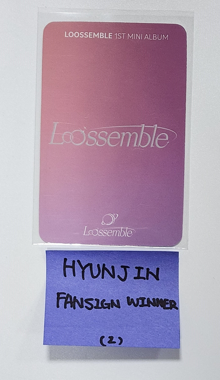 HYUNJIN (Of LOOSSEMBLE) "LOOSSEMBLE" - Fansign Event Winner Photocard [23.12.07]
