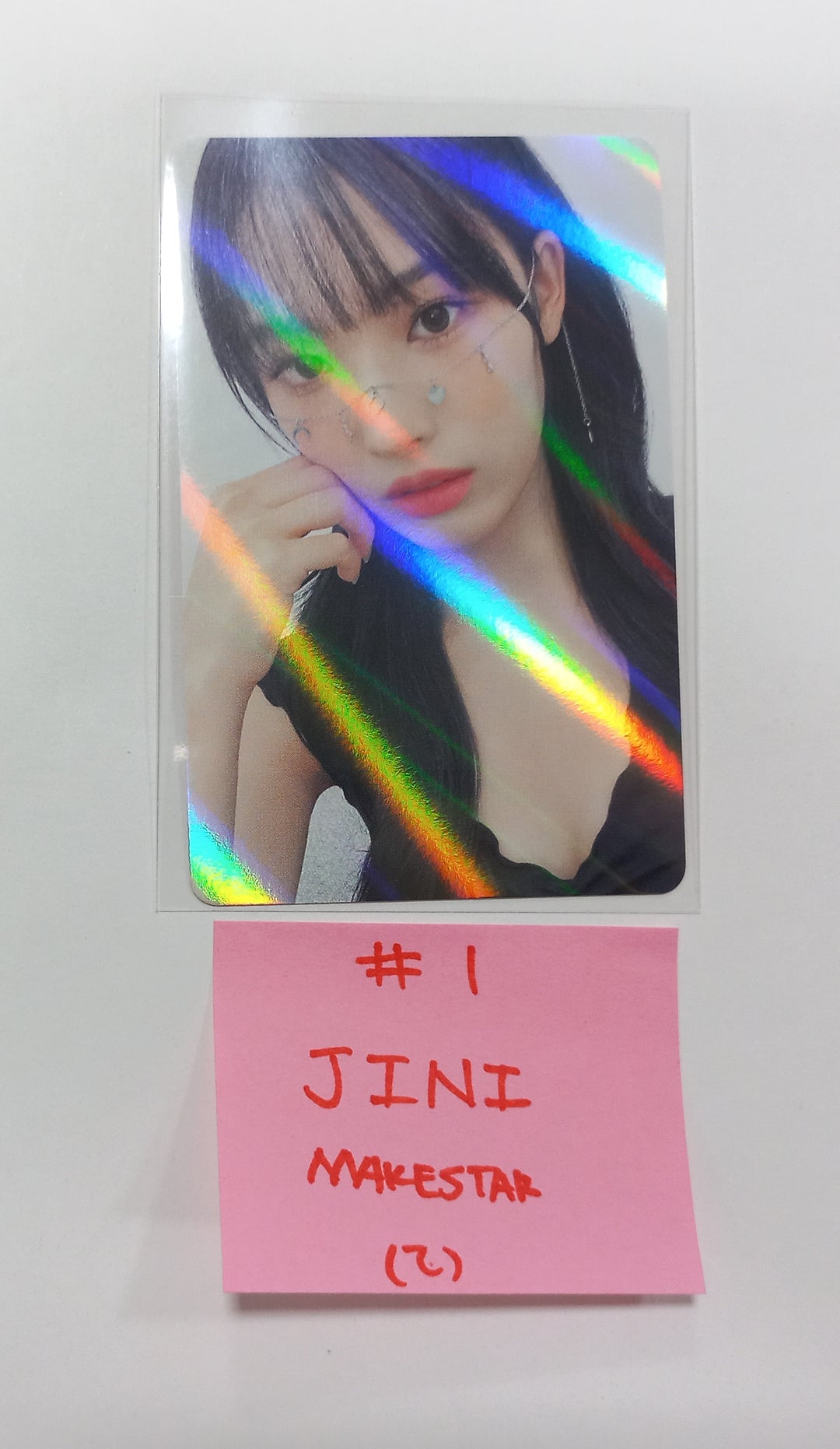 JINI "An Iron Hand In A Velvet Glove" - Makestar Fansign Event Hologram Photocard [23.10.25]