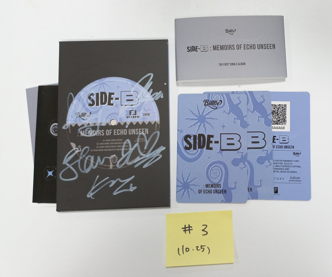 Billlie "side-B : memoirs of echo unseen" - Hand Autographed(Signed) Promo Album [Poca Ver.] [23.10.25]