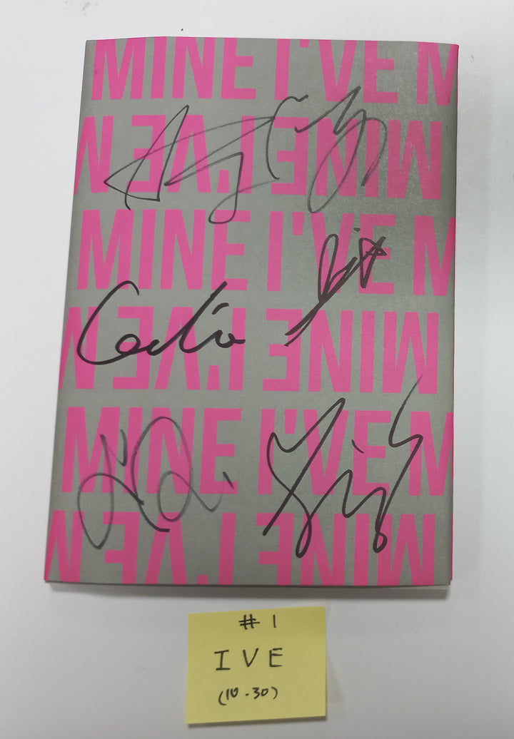 IVE "I've Mine" - Hand Autographed(Signed) Promo Album [23.10.30]