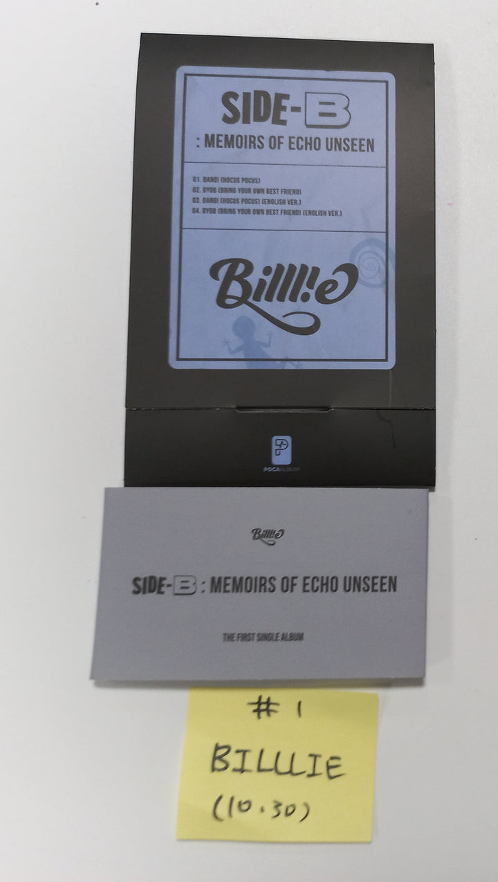 Billlie "side-B : memoirs of echo unseen" - Hand Autographed(Signed) Promo Album [Poca Ver.] [23.10.30]