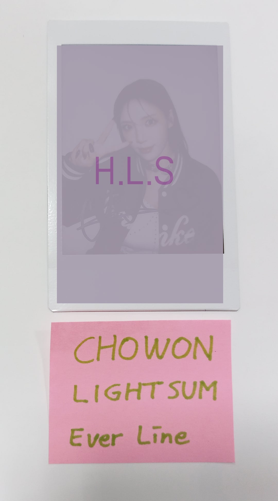 CHOWON (Of Lightsum) 'Honey or Spice' - Hand Autographed(signed) Polaroid [23.10.31]