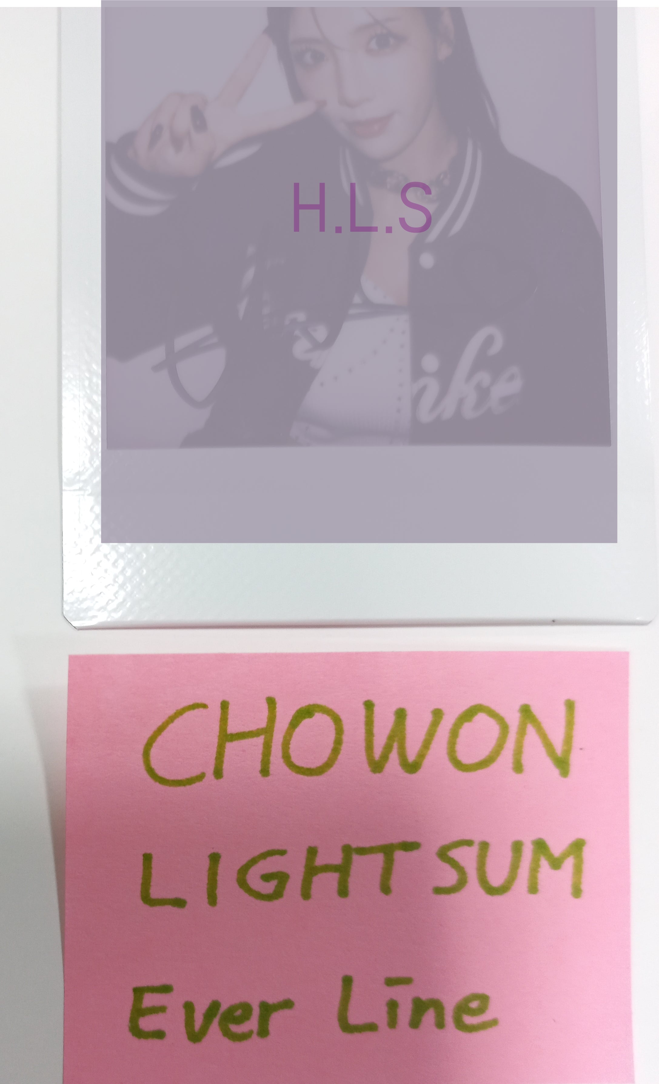 CHOWON (Of Lightsum) 'Honey or Spice' - 直筆サイン入りポラロイド [23.10.31]