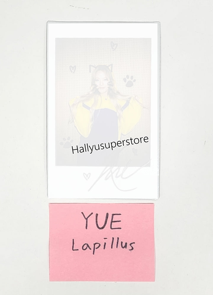 Yue (Of Lapillus) "GIRL's ROUND Part. 2" - Hand Autographed(Signed) Polaroid