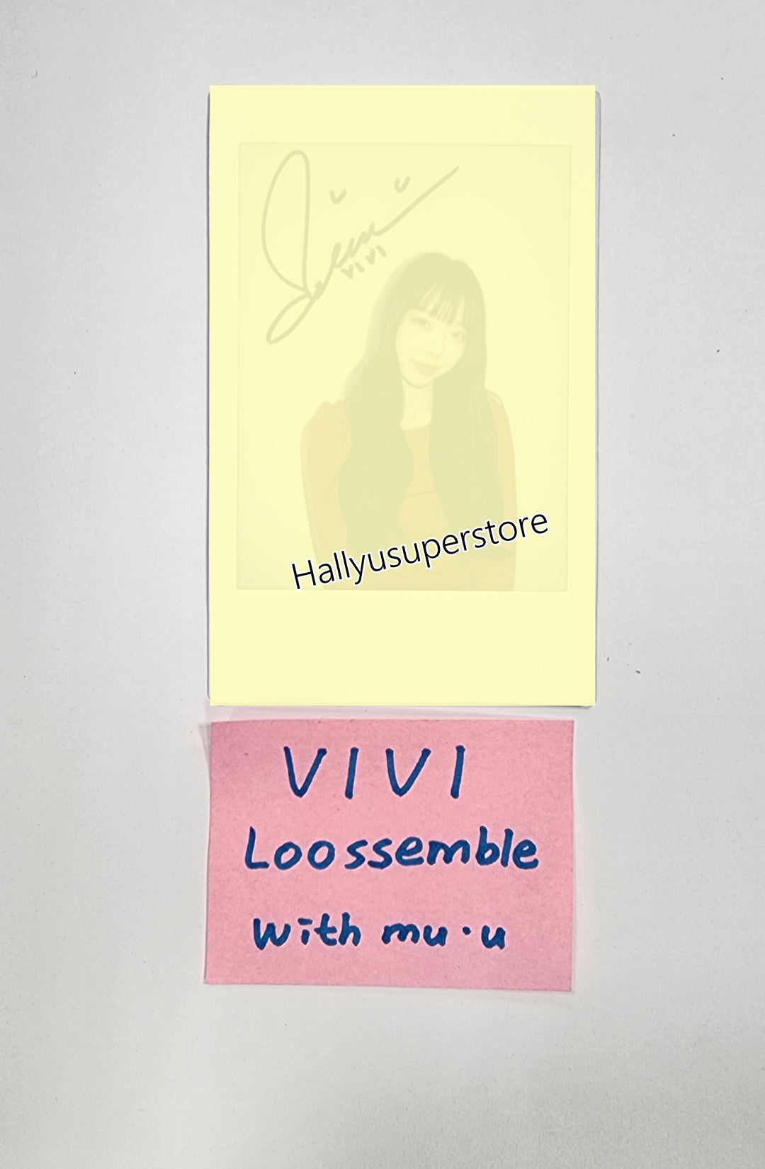 Vivi (Of Loossemble) "Loossemble" - Hand Autographed(Signed) Polaroid