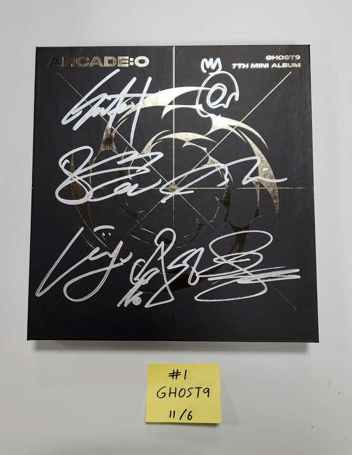 Ghost9 7th Mini "Arcade : O" - Hand Autographed(Signed) Promo Album [23.11.06]