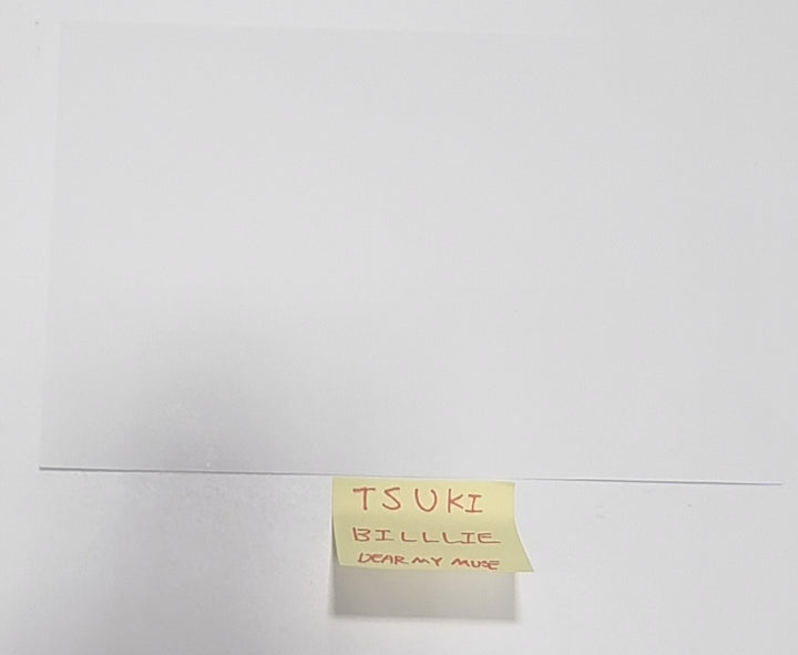 TSUKI (Of Billlie) 「side-B : memoirs of echo unseen」 - 直筆サイン入り紙 [23.11.08]
