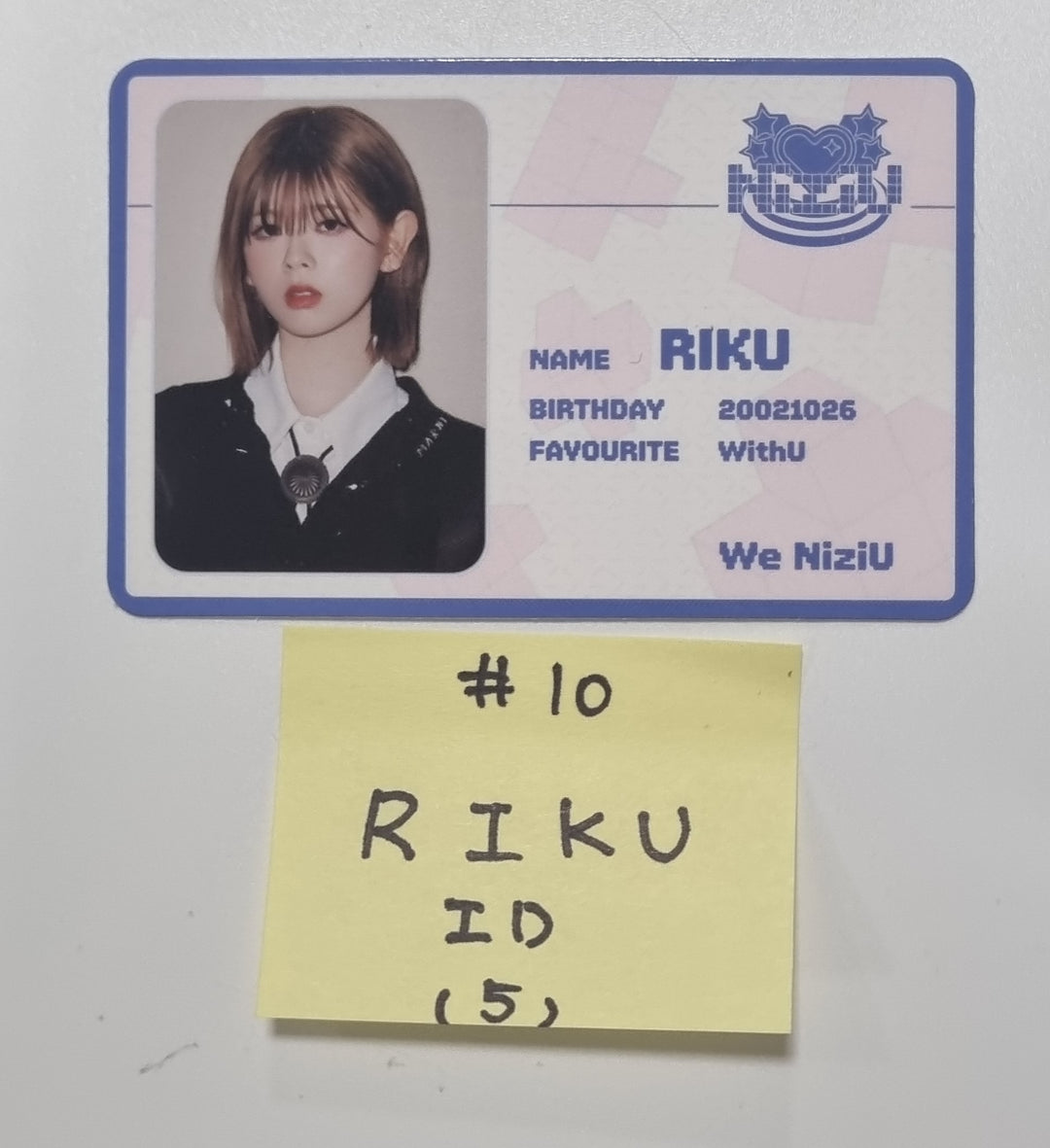 NiziU "Press Play" KOREA 1st Single Album - Official Photocard, ID Card [Limited Ver.] [23.11.08]