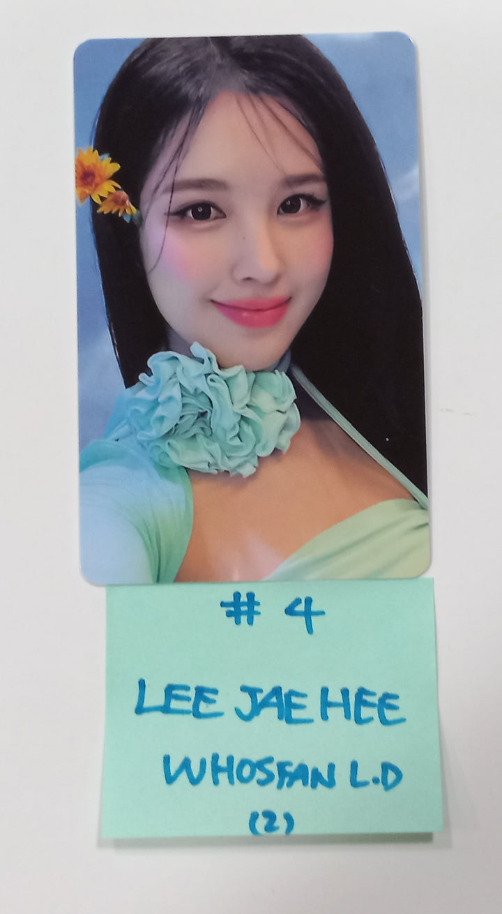 Weeekly 5th Mini "ColoRise" - Who's Fan Cafe Lucky Draw Event PVC Photocard [23.11.09]