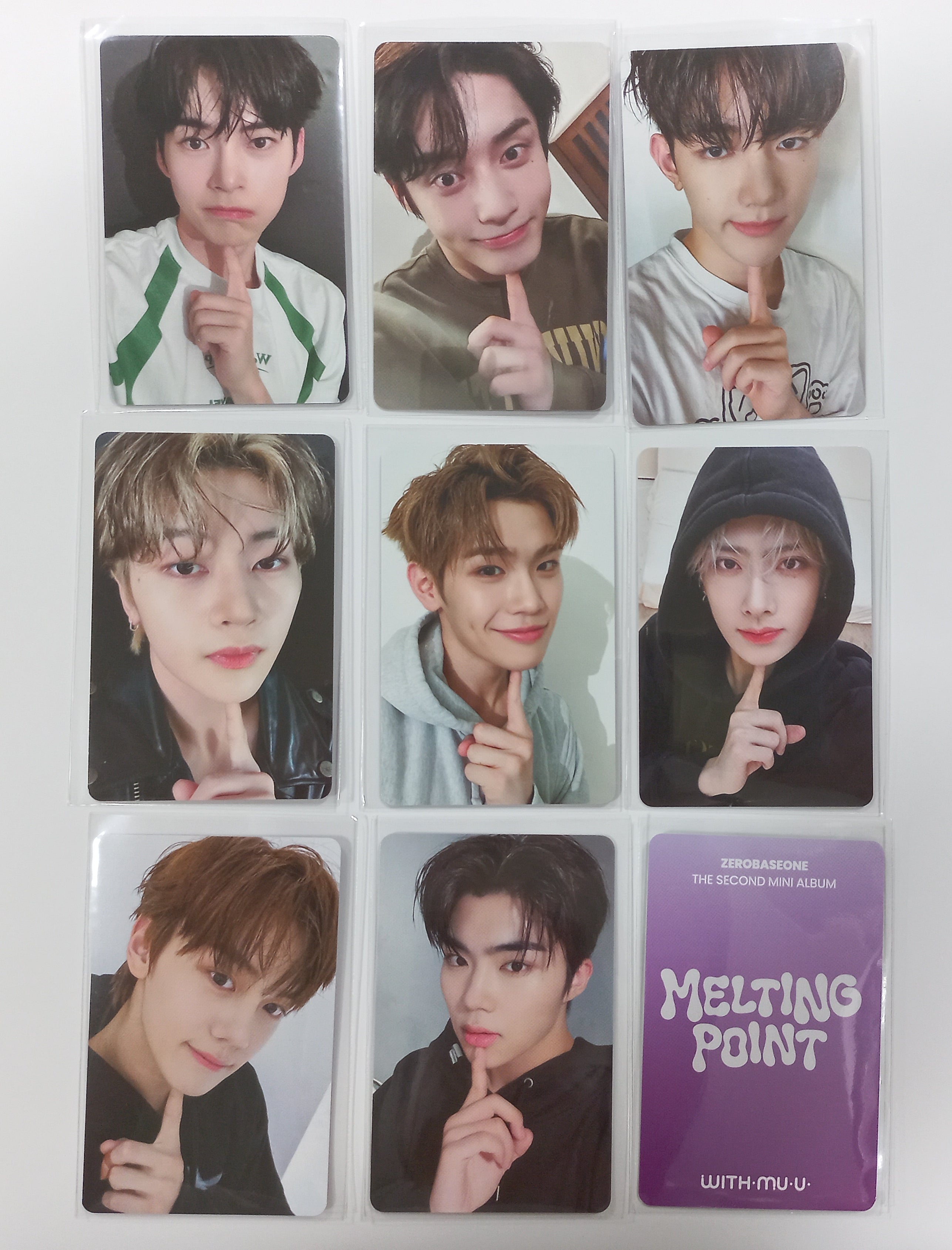 Zerobaseone ZB1 cheapest Taerae pob (2) Set Withmuu ribbon ver Ktown4u mirror photocard