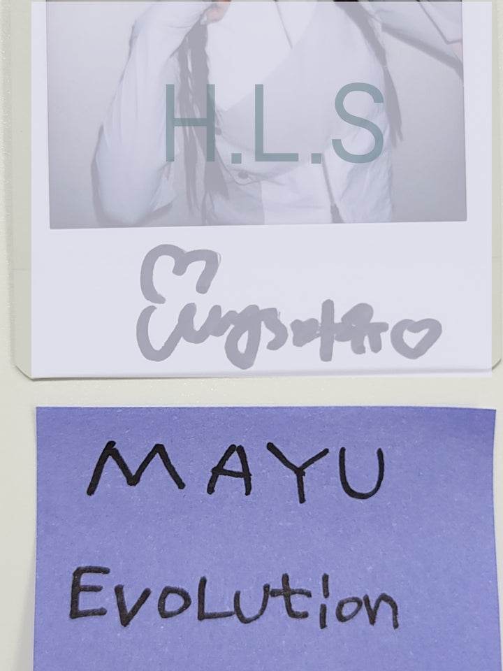 MAYU (Of TripleS) "EVOLution : Mujuk" - Hand Autographed(Signed) Polaroid [23.11.10]