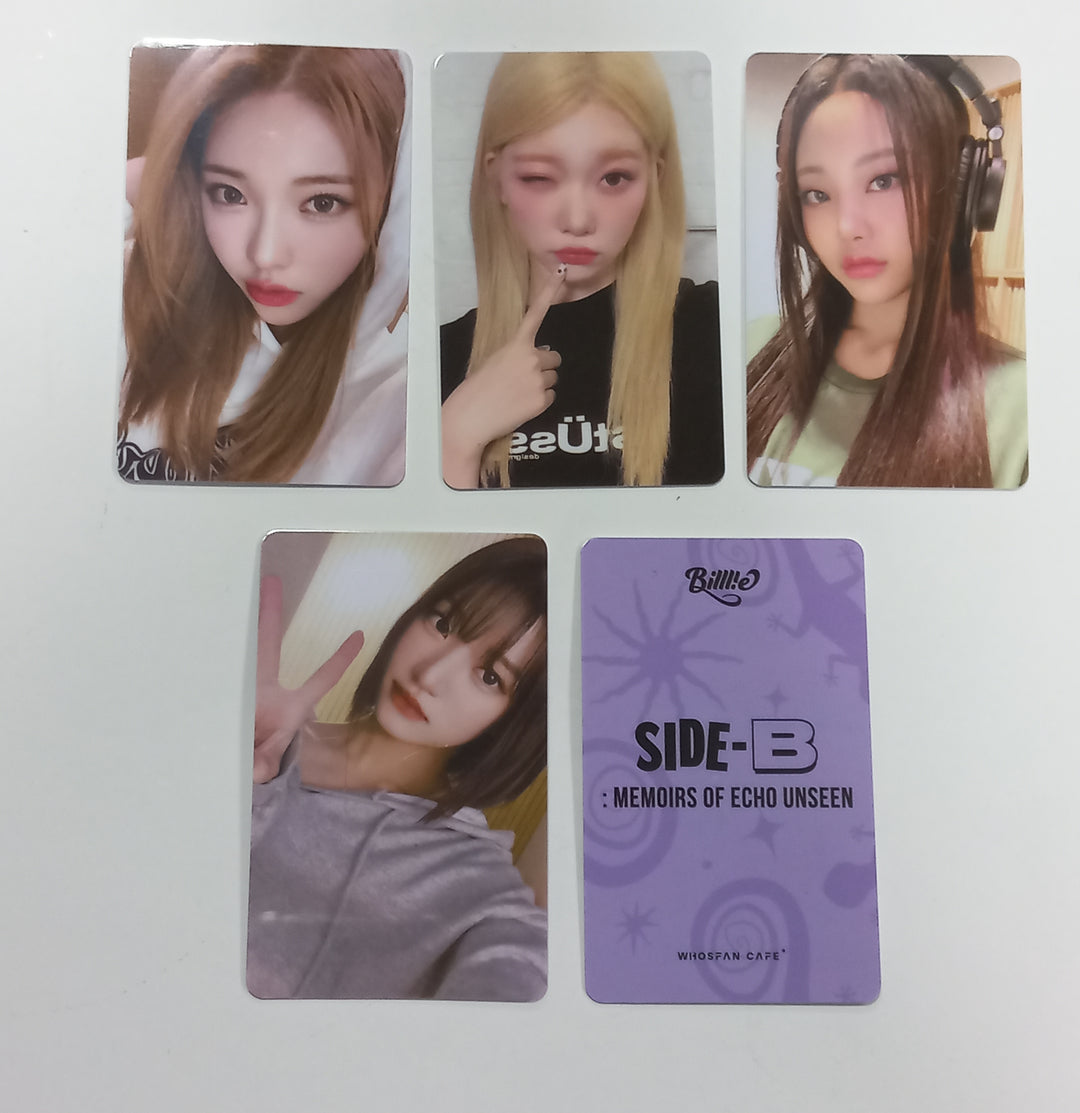 Billlie "side-B : memoirs of echo unseen" - Who's Fan Cafe Lucky Draw Event PVC Photocard [23.11.14]