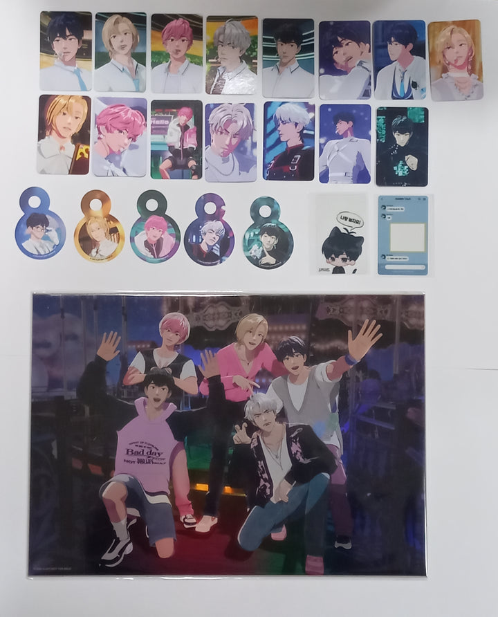 PLAVE - PLAVE x Aniplus MD Event Photocard & Hologram Poster, Cafe Drink Event Photocard & Straw Pick  [23.11.14]