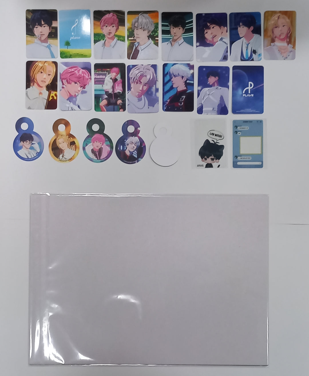 PLAVE - PLAVE x Aniplus MD Event Photocard & Hologram Poster, Cafe Drink Event Photocard & Straw Pick  [23.11.14]