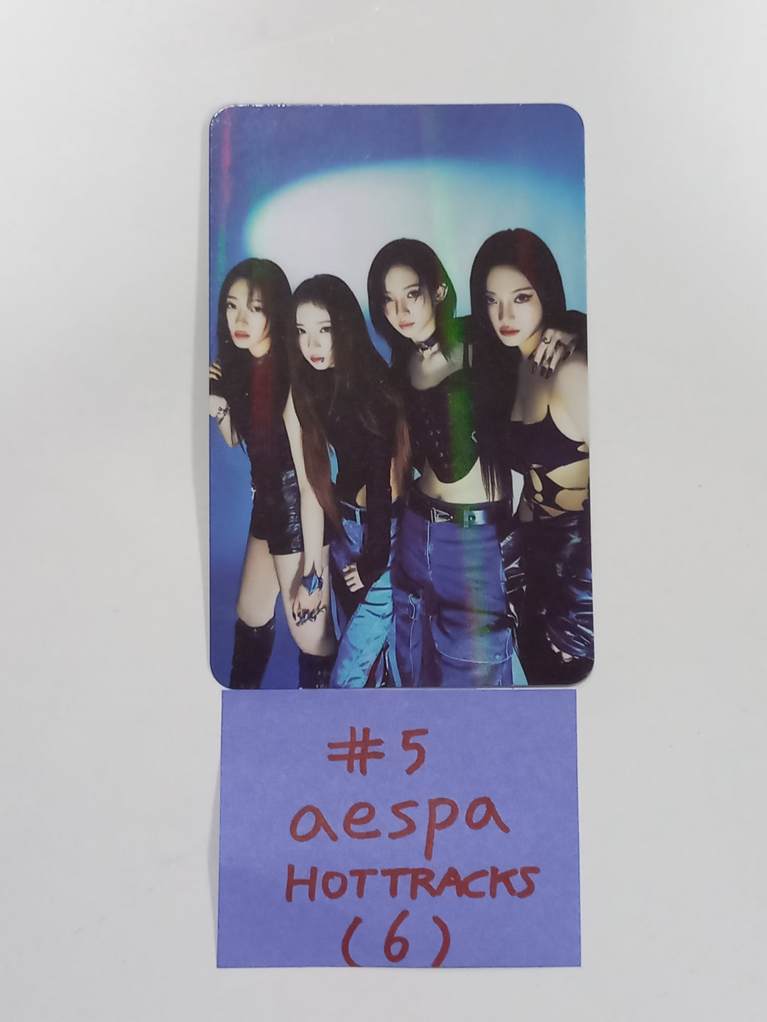 Aespa "Drama" 4th Mini Album - Hottracks Event Hologram Photocard [23.11.14]