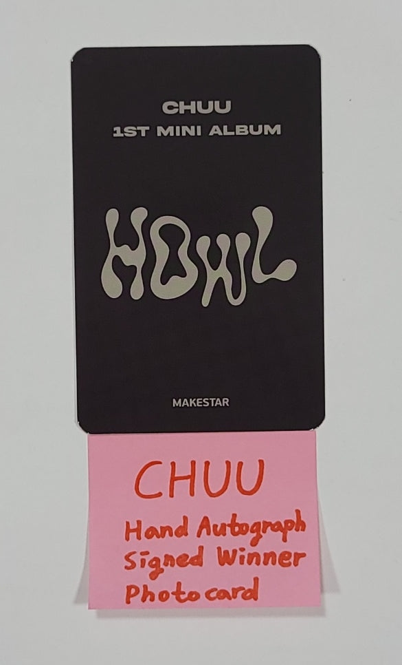 CHUU "Howl" - Hand Autographed(Signed) Photocard [23.11.15]