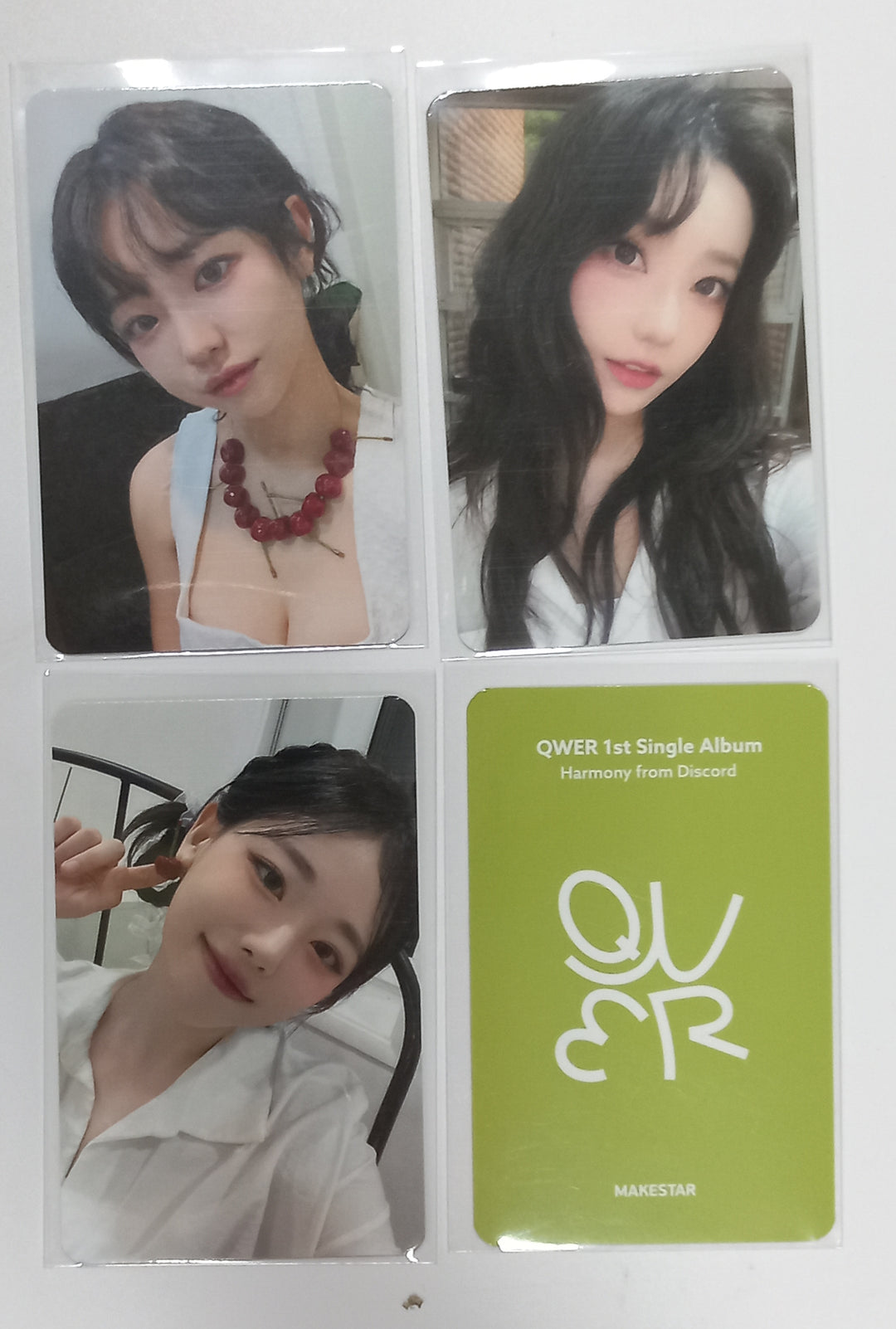 QWER "Harmony from Discord" - Makestar Fansign Event Photocard Round 4 [23.11.16]