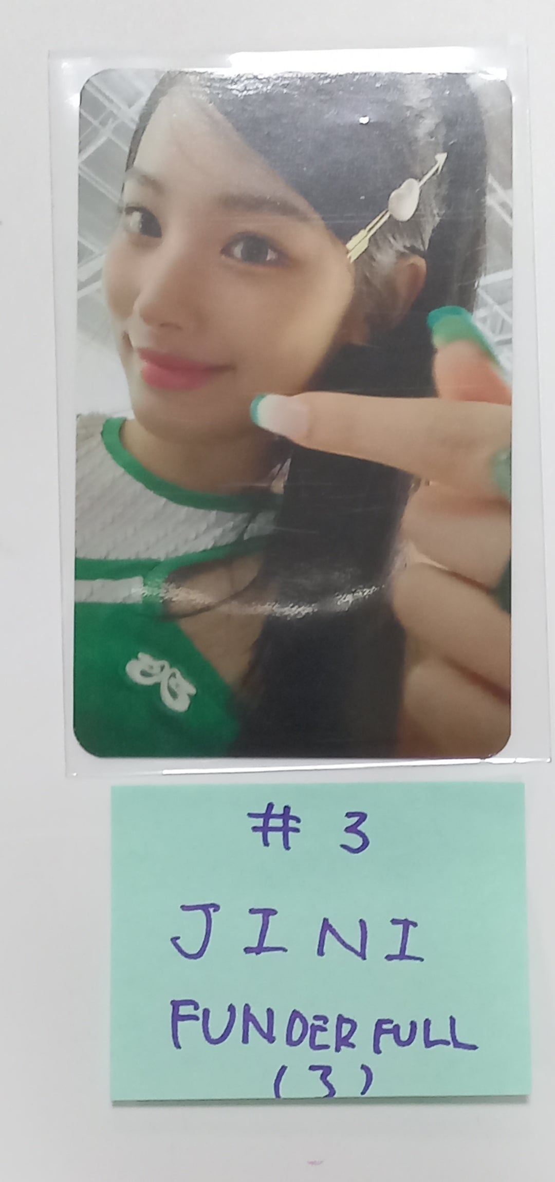 JINI "An Iron Hand In A Velvet Glove" - Funderful Fansign Event Photocard, Mini Holder [23.11.16]