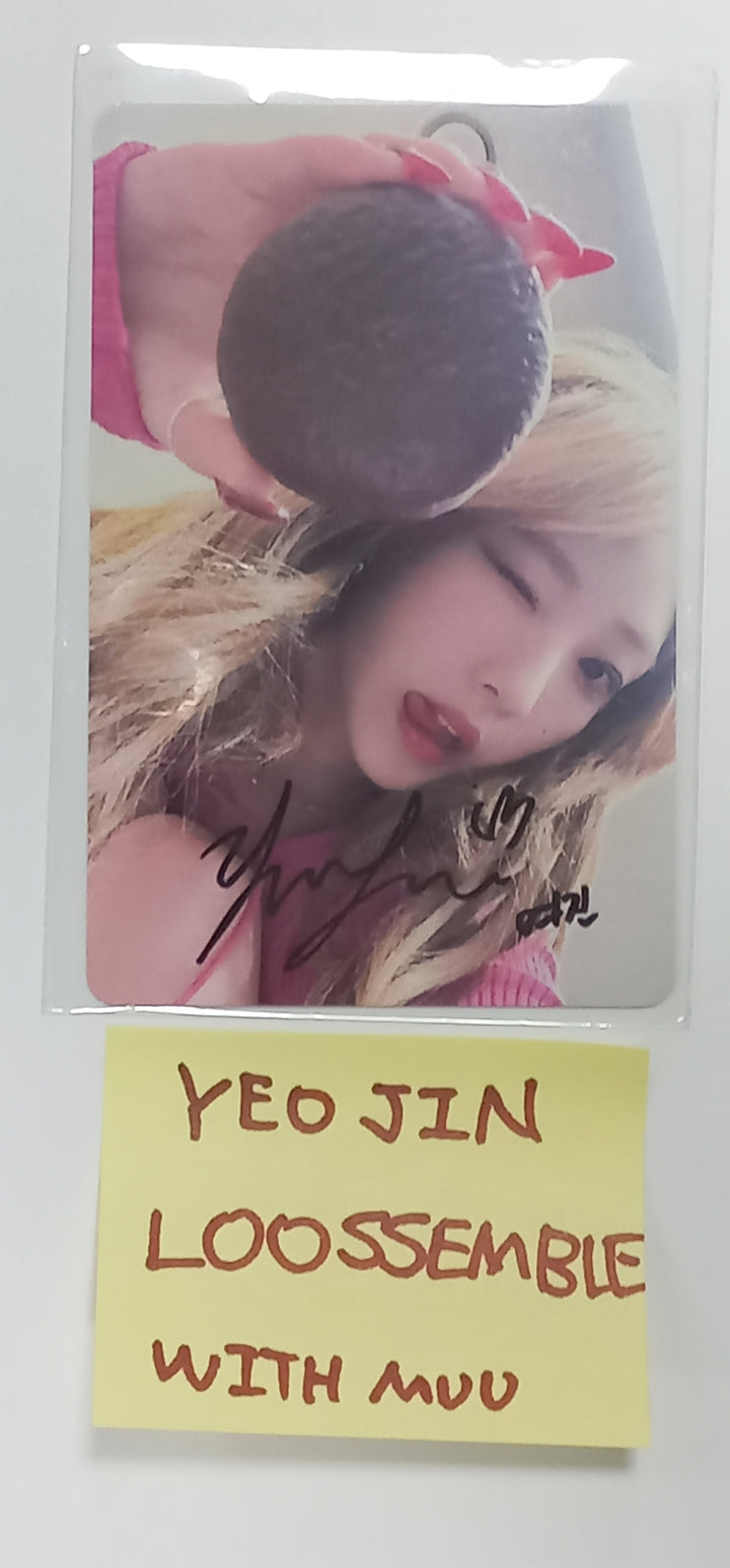 Yeojin (Of LOOSSEMBLE) "LOOSSEMBLE" - Hand Autographed(Signed) Photocard [23.11.16]