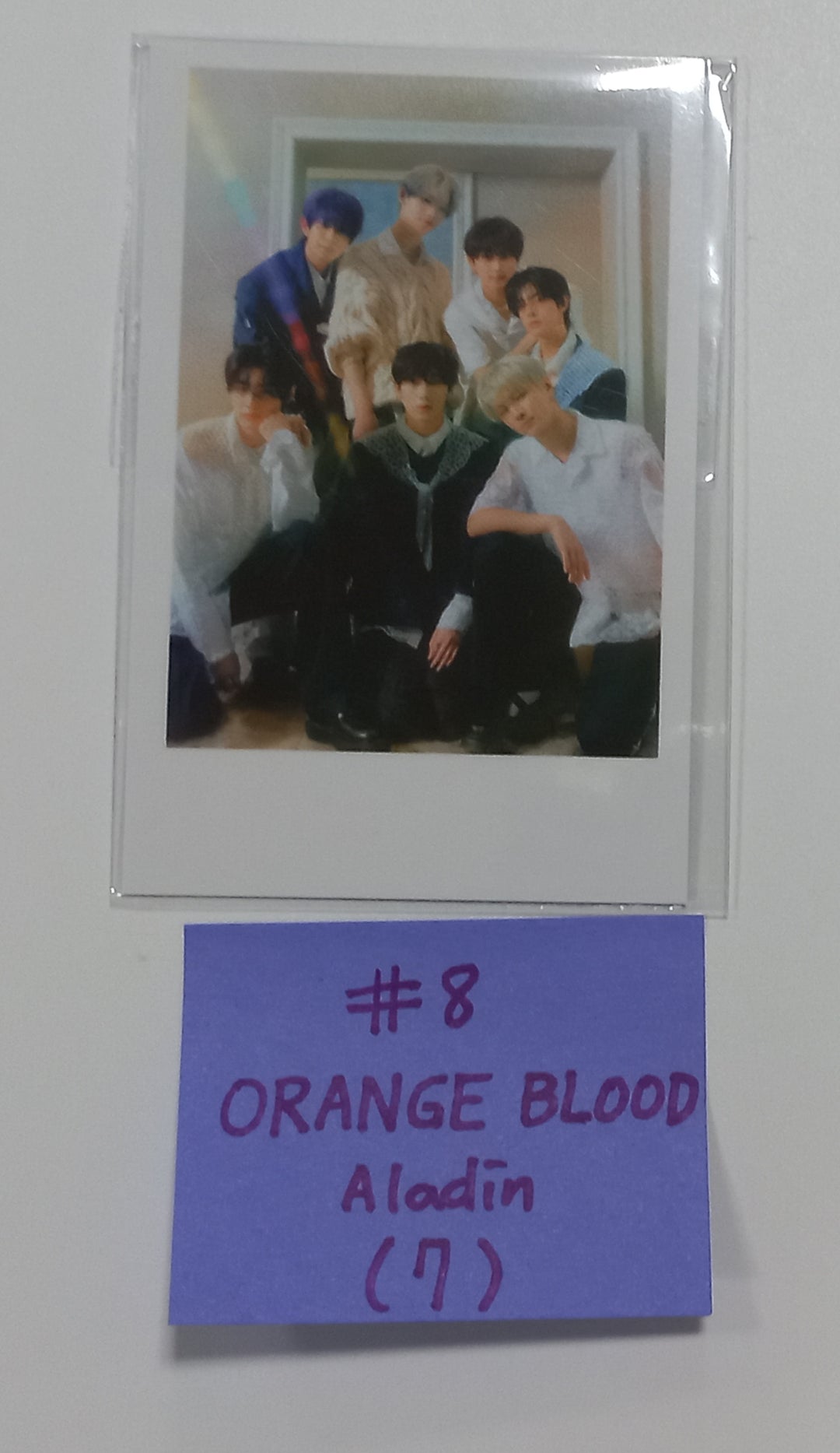 Enhypen "Orange Blood" 5th Mini - Aladin Pre-Order Benefit Polaroid Type Photocard [23.11.20]
