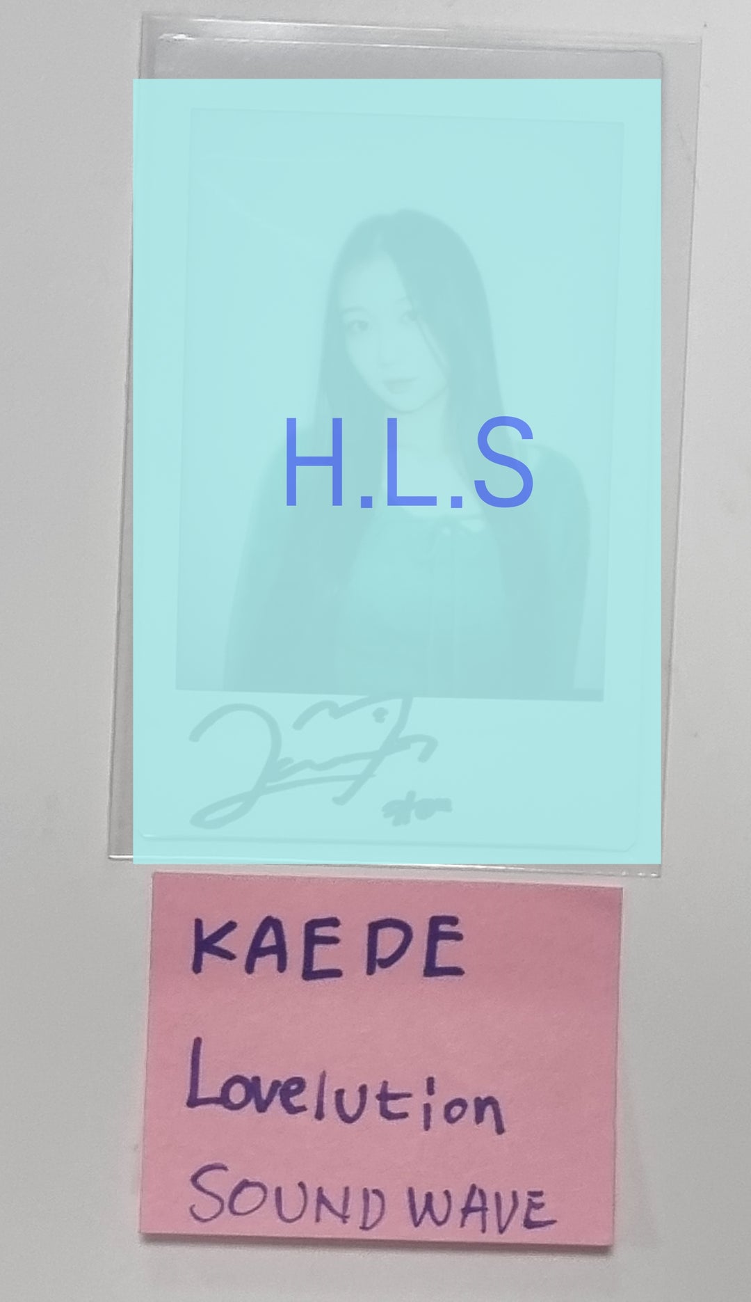 KAEDE (Of TripleS) "LOVElution : MUHAN" - Hand Autographed(Signed) Polaroid [23.11.21]