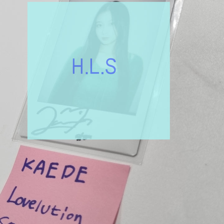 KAEDE (Of TripleS) "LOVElution : MUHAN" - Hand Autographed(Signed) Polaroid [23.11.21]