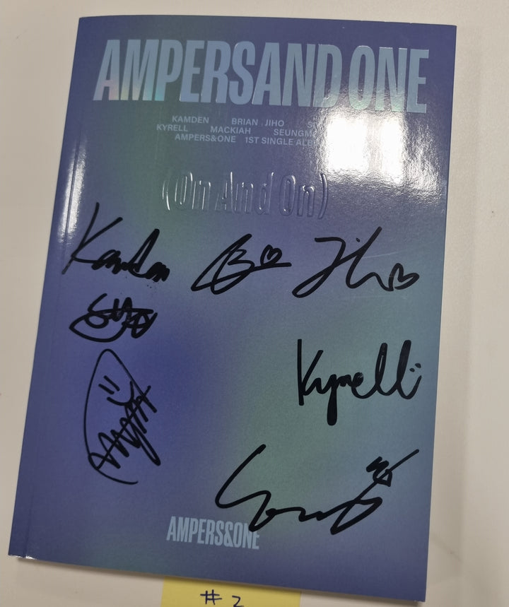 AMPERS&ONE "AMPERSAND ONE" - Hand Autographed(Signed) Promo Album [23.11.21]