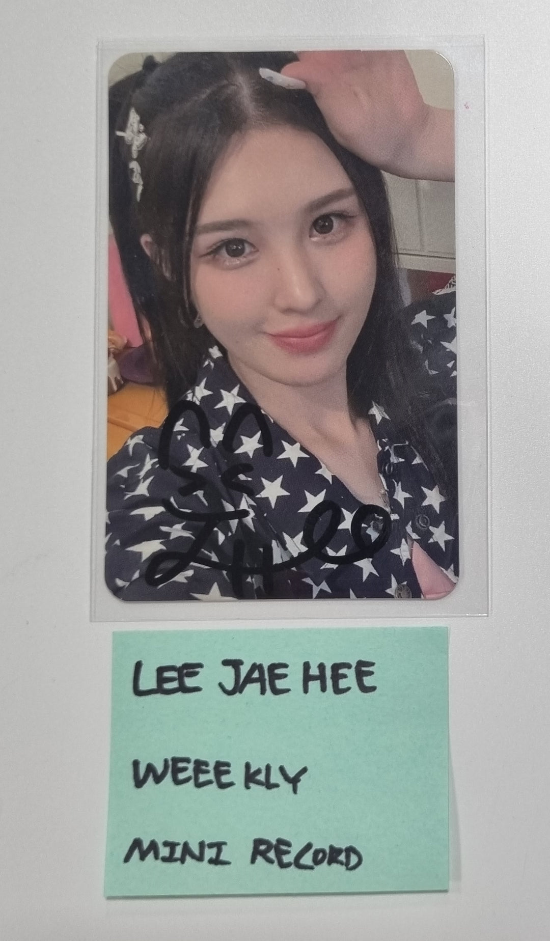 Lee Jae Hee (Of Weeekly) "ColoRise" 5th mini - Hand Autographed(Signed) Photocard [23.11.22]