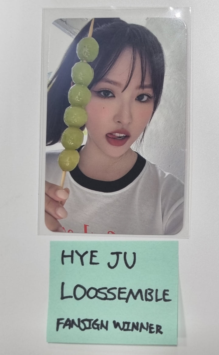 Hyeju (Of LOOSSEMBLE) "LOOSSEMBLE" - Fansign Event Winner Photocard [23.11.22]