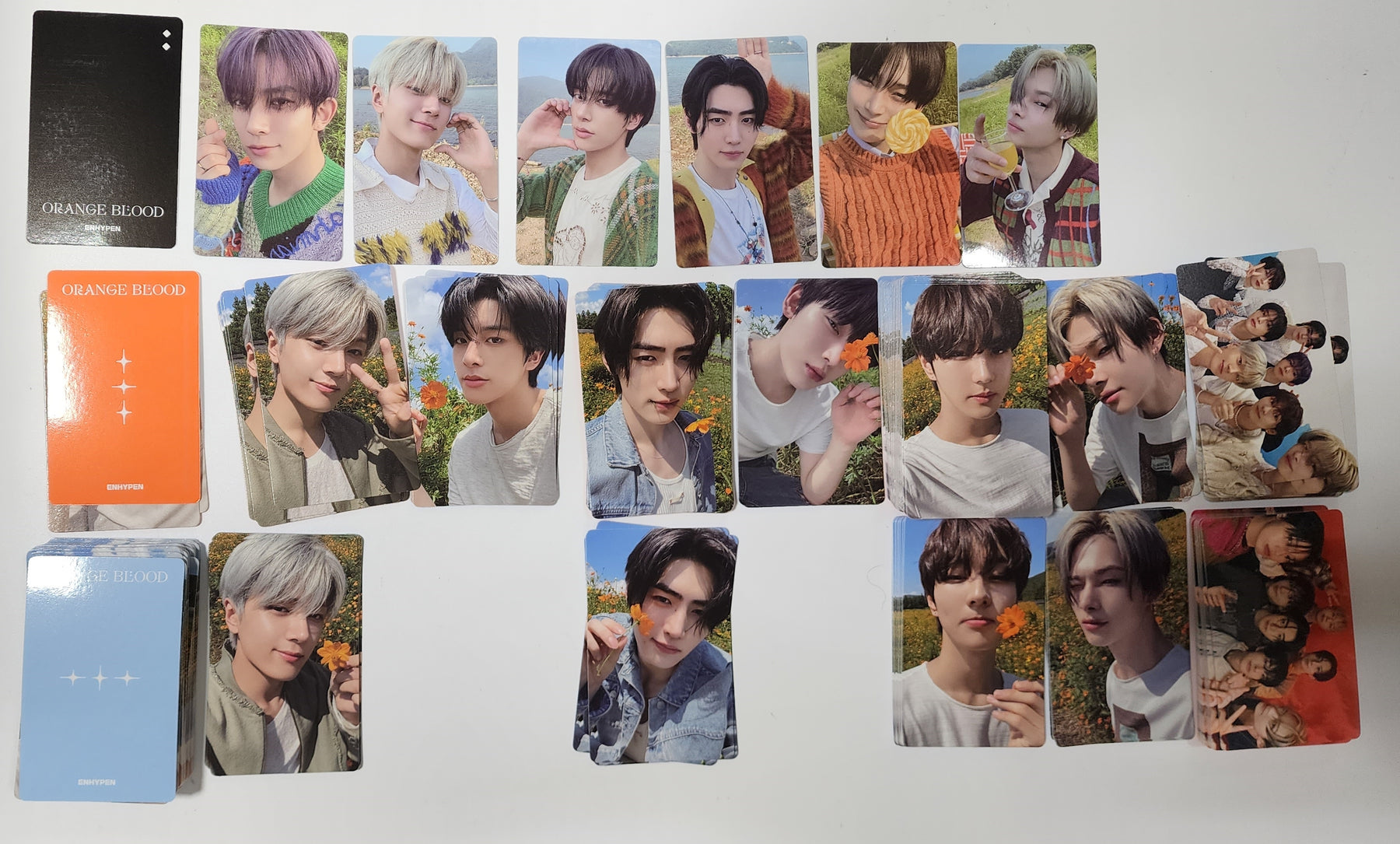 Enhypen "Orange Blood" 5th Mini Official Photocard [Weverse Album